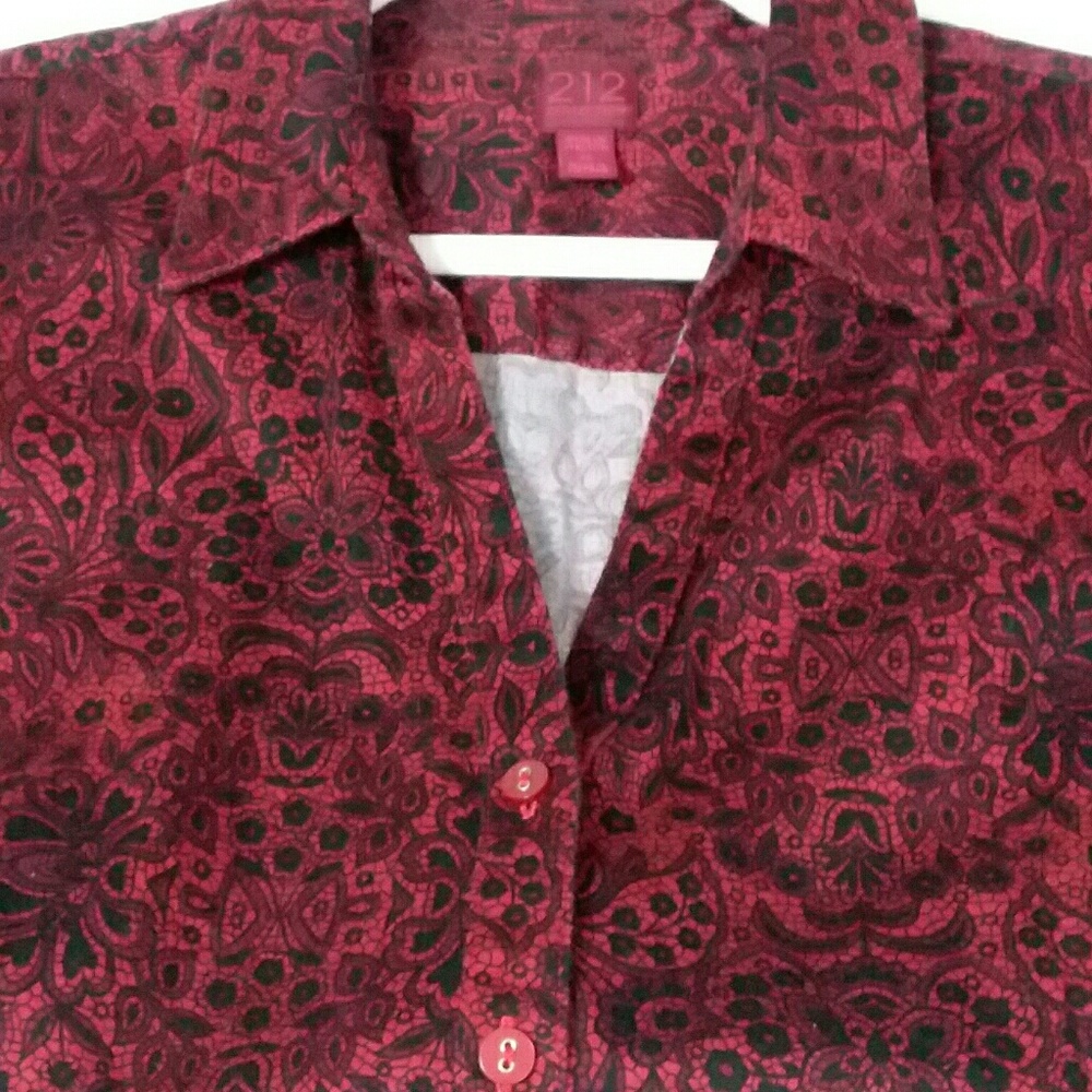 212 Collection button down blouse - Picture 2 of 2